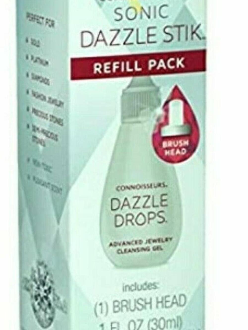 Connoisseurs Sonic Dazzle Stik Replacement Brush Head Silver Formula Refill -#N